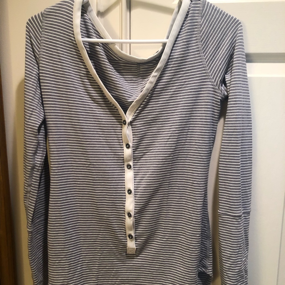 Lululemon Awesoma Henley Long Sleeve Shirt